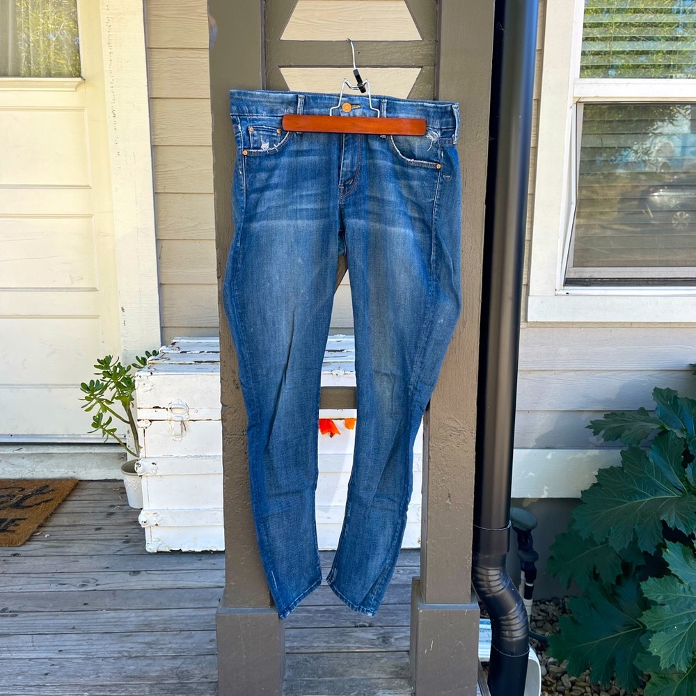 MOTHER Low Rise Skinny Jeans